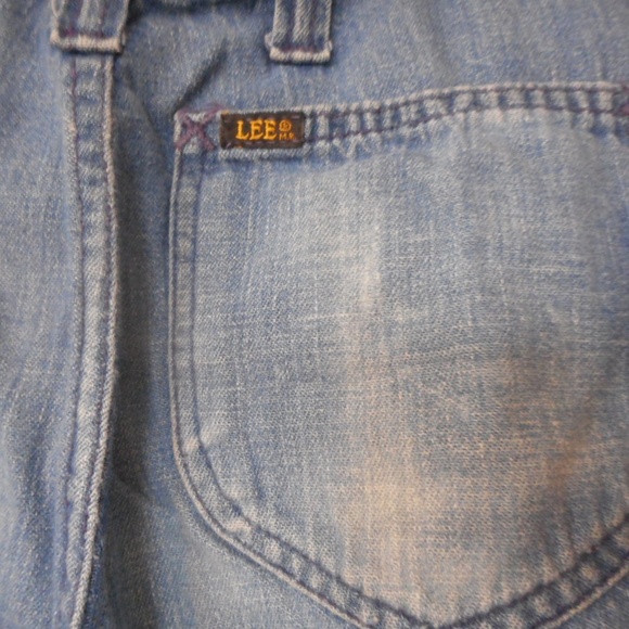 Vintage Lee Jeans denim jeans 1960s Rare! - Picture 6 of 8